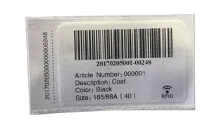 Rótulo de cuidados CE34100