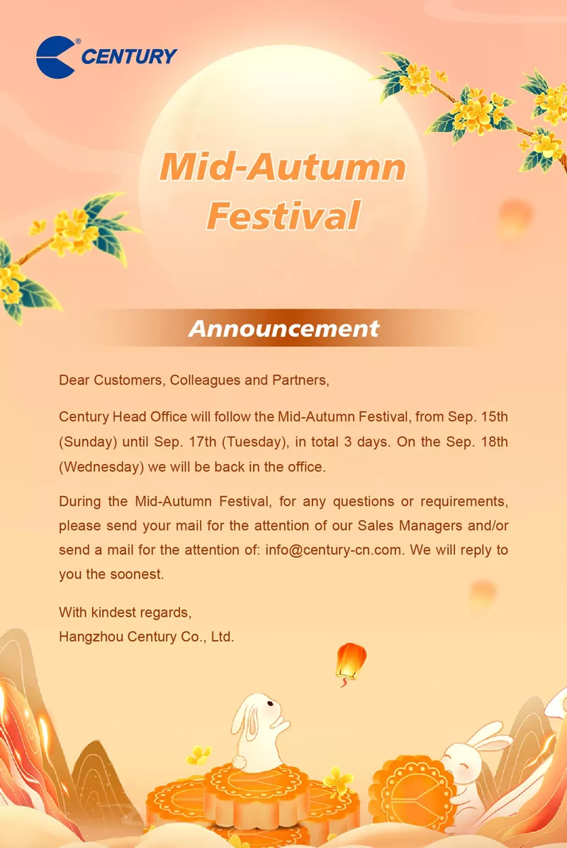 Mid Autumn Festival Announcement