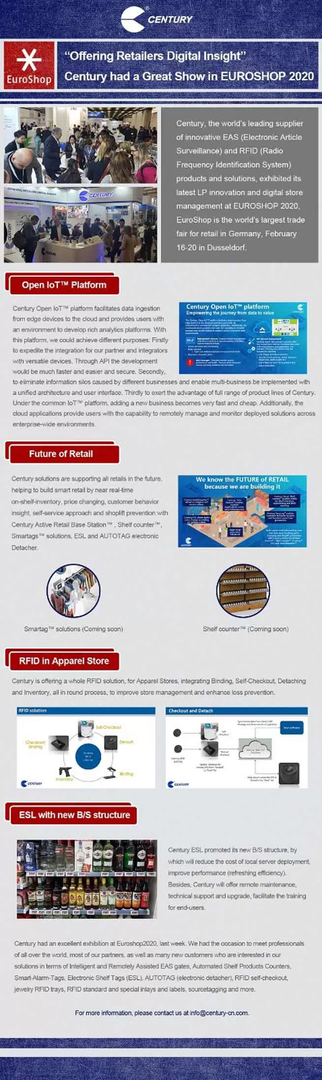 offering retailers digital insight century had a great show in euroshop 2020 1