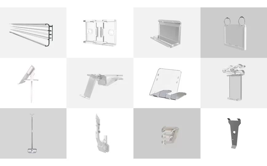 Rica seleção de acessórios ESL